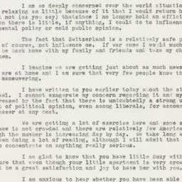 Letter: 1958 August 2