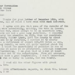 Letter: 1958 December 22