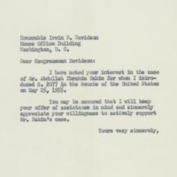 Letter: 1955 June 16