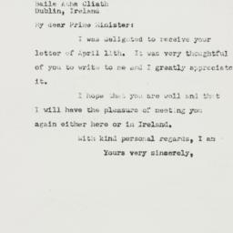 Letter: 1950 April 21