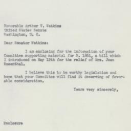 Letter: 1953 May 20