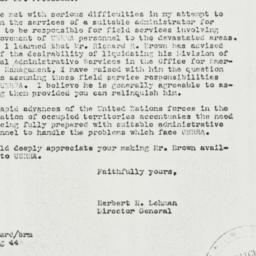 Letter: 1944 August 29