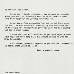 Letter: 1944 April 28
