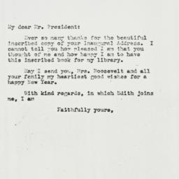 Letter: 1943 December 27