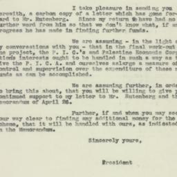 Letter: 1926 May 20