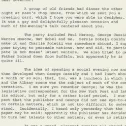 Letter: 1962 February 22