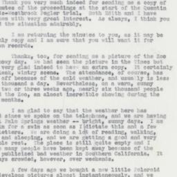 Letter: 1962 February 14