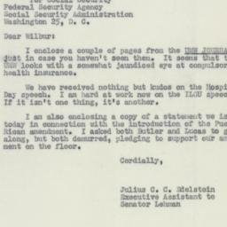 Letter: 1950 May 22
