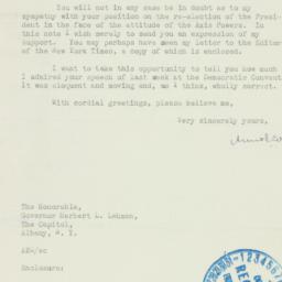 Letter: 1940 October 7