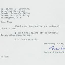 Letter: 1950 January 17