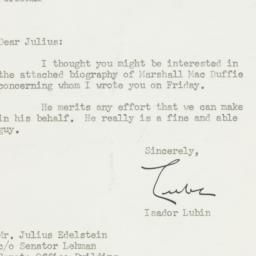 Letter: 1950 April 10
