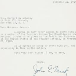Letter: 1947 December 24
