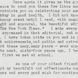Letter: 1948 March 29