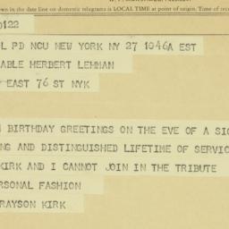 Letter: 1963 March 27
