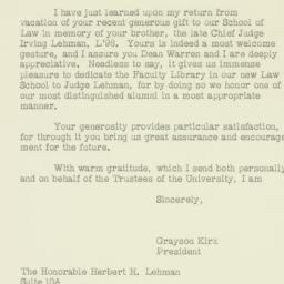 Letter: 1961 September 12