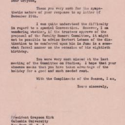 Letter: 1957 December 30