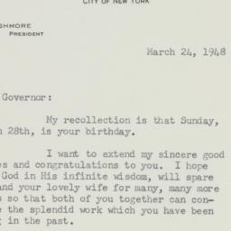 Letter: 1948 March 24
