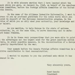 Letter: 1948 February 19