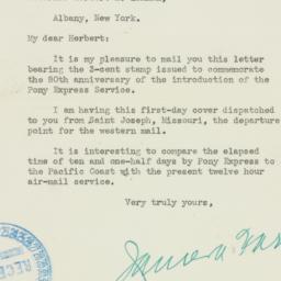 Letter: 1940 April 3