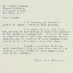 Letter: 1932 October 11