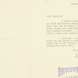 Letter: 1937 February 10
