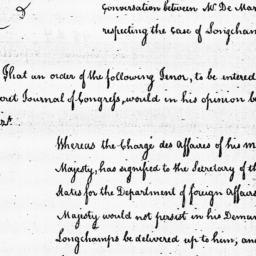 [Document, 1785 August 22]