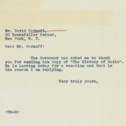 Letter: 1938 November 15