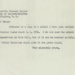Letter: 1950 December 6