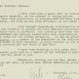 Letter: 1930 January 2
