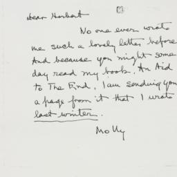 Letter: 1952 January 23