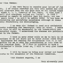 Letter: 1954 June 21