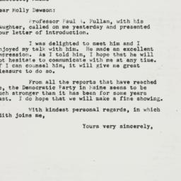 Letter: 1954 July 10