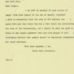 Letter: 1925 August 19