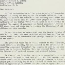 Letter: 1950 November 15