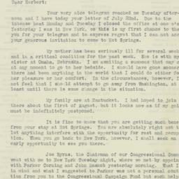 Letter: 1930 July 24