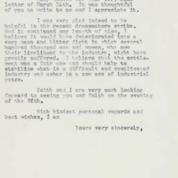 Letter: 1958 March 17