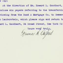 Letter: 1937 July 6