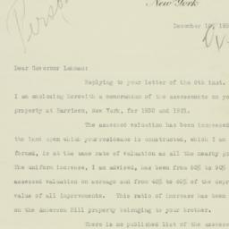 Letter: 1930 December 10