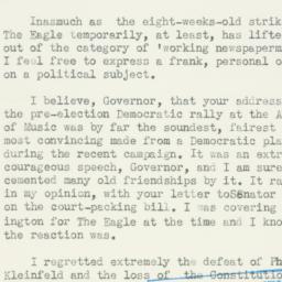 Letter: 1937 November 4
