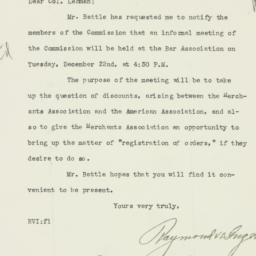 Letter: 1925 December 16