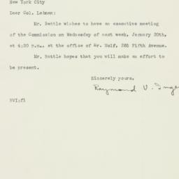 Letter: 1926 January 16