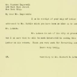Letter: 1925 December 16