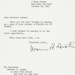 Letter: 1947 October 16