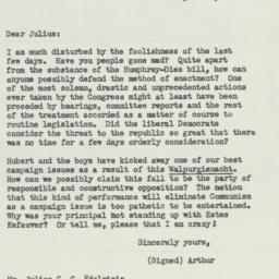 Letter: 1954 August 19