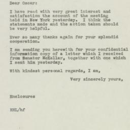 Letter: 1945 November 8