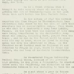 Letter: 1951 March 14