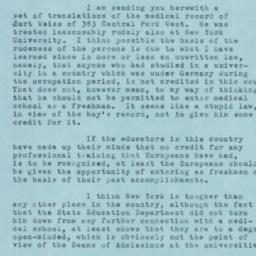 Letter: 1951 January 31