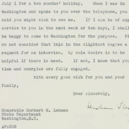 Letter: 1943 June 18