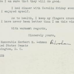 Letter: 1950 February 20
