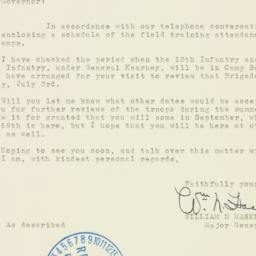 Letter: 1938 June 14